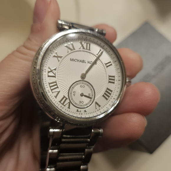 Michael Kors Stainless Steel Watch with Box- Used - Picture 6 of 9